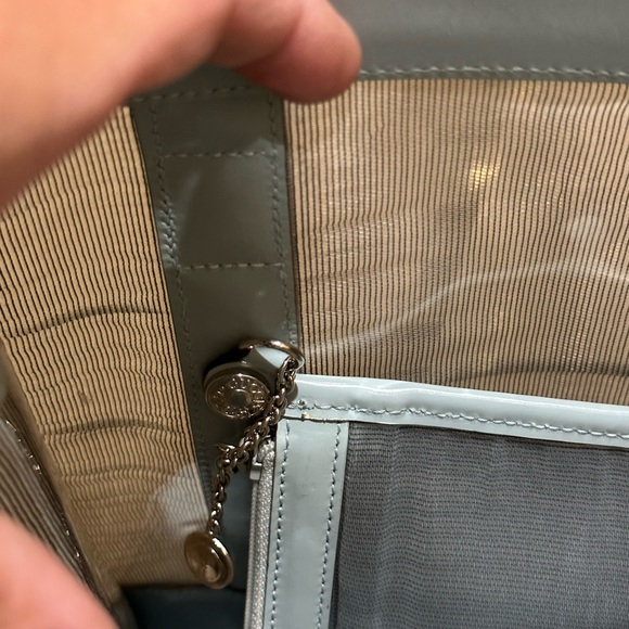 Gucci By Tom Ford Blue Mesh Tote with Pouch - Picture 6 of 12